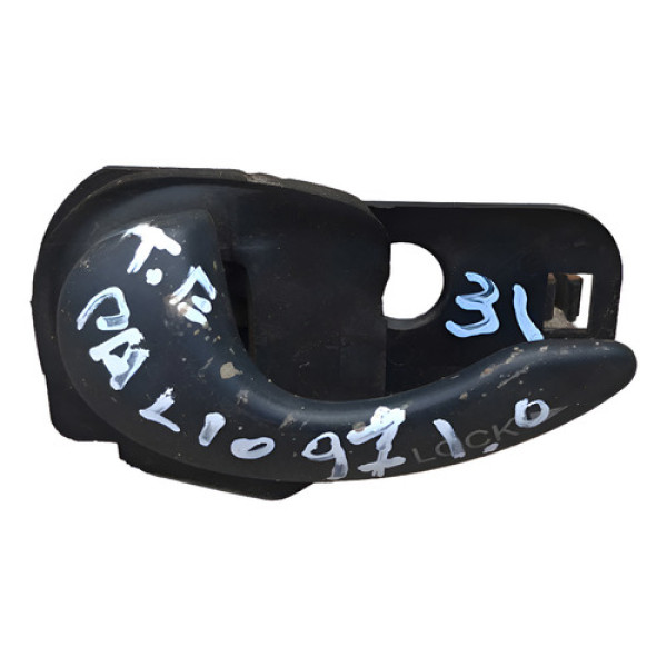 Maçaneta Interna Traseira Esquerda Palio 1997 Preto Traseira