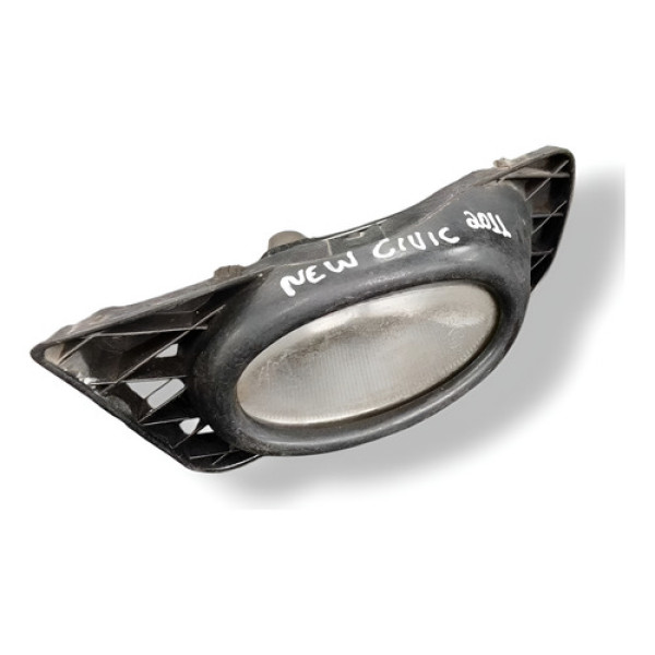 Farol Milha Lado Esquerdo Honda Civic 2007 08 2009 2010 2011 Preto