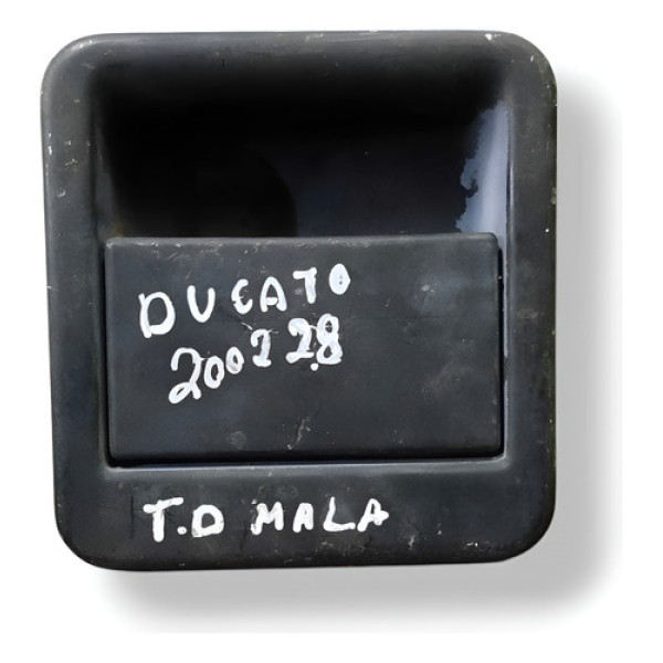 Maçaneta Externa Tampa Tras Dir Ducato 2002 2003 2004 2005  Preto Traseira