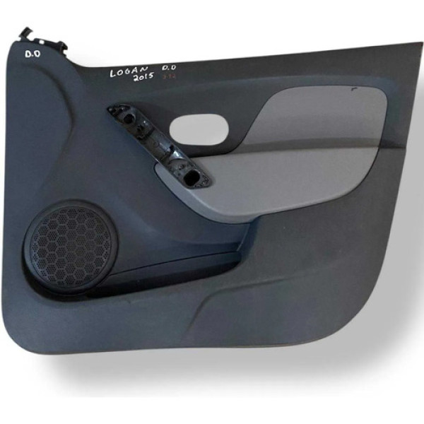 Forro Porta Dianteira Direita Renault Logan 2014 2015 2016 Cinza (bicolor)