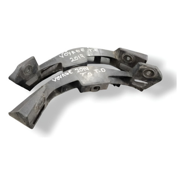 Par Guia Parachoque Traseiro Vw Voyage 2014 A 2016 5u5807394