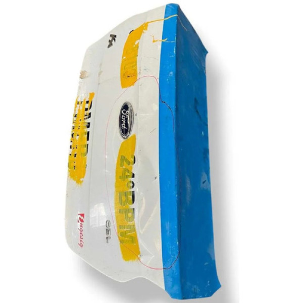 Tampa Traseira Porta Malas Ford Ka 2015 A 2021 Com Detalhe Branco