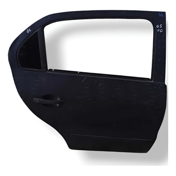 Porta Traseira Direita Sem Vidro Volkswagen Gol G5 G6 2011 Traseira Esquerdo Preto