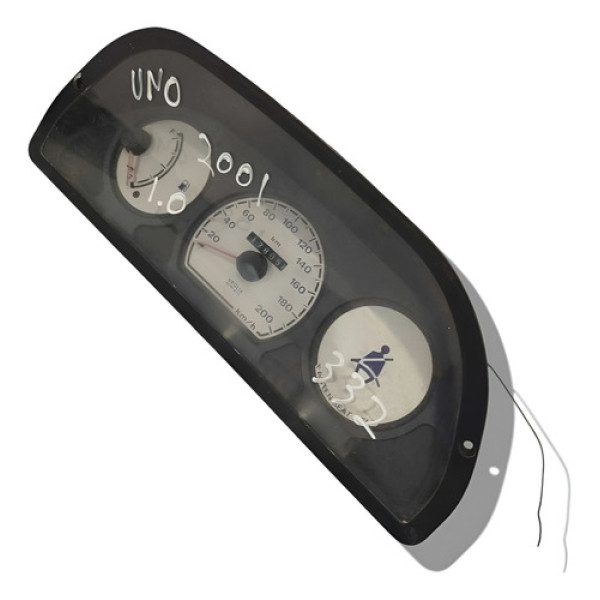 Painel De Instrumento Fiat Uno 1.0 1996 A 2001 6062240010 Preto