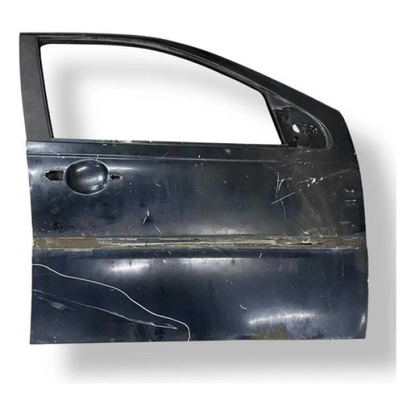 Porta Dianteira Direita Fiat Siena 2010 2011 2012  Detalhe Dianteira Preta