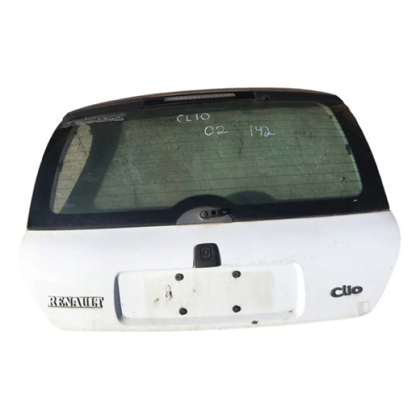 Tampa Traseira Porta Malas Renault Clio 2000 2001 2002 2003 Branco