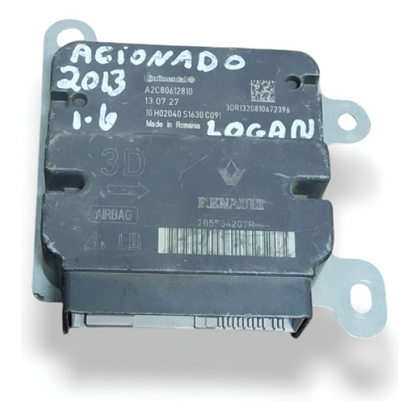 Módulo Air Bag Acionado Renault Logan 2013 16v A2c80612810