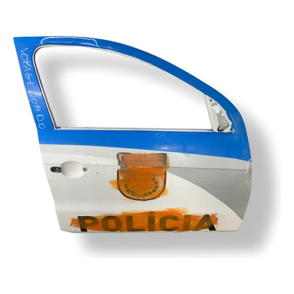 Porta Dianteira Direita Volkswagen Voyage C/detalhe 2014 Dianteira Direita Branco