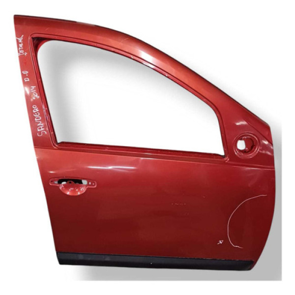 Porta Dianteira Direita Sem Vidro Renault Sandero 14 Detalhe