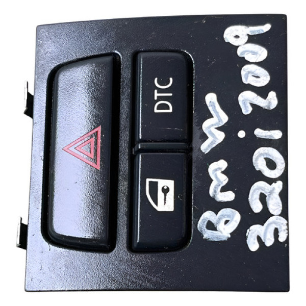 Botão Pisca Alerta Trava Portas Bmw 320i 08 A 11 694565301 Preto