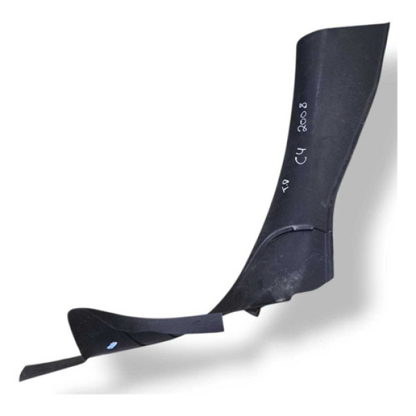 Acabamento Soleira Traseira Direita C4 2009 2010 9684502477 Preto