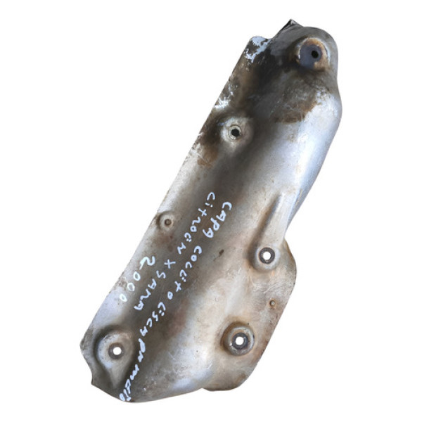 Defletor Calor Coletor Escapamento Citroen Xsara 2000 - Prateado