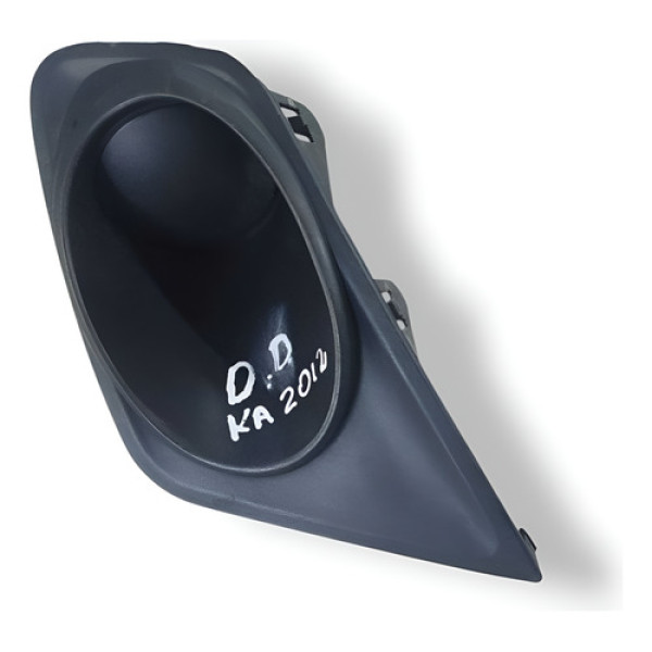 Moldura Farol De Milha Dianteiro Direito Ford Ka 1.0 2012 Preto Direito