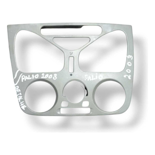 Moldura Painel Central Com Detalhe Fiat Palio 1.0 2003 2004 