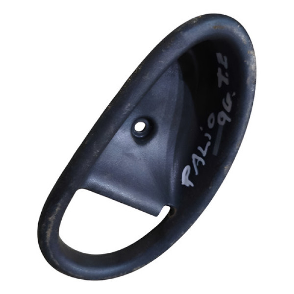 Moldura Maçaneta Interna Traseira Esquerda Fiat Palio 1996 Preto Traseira