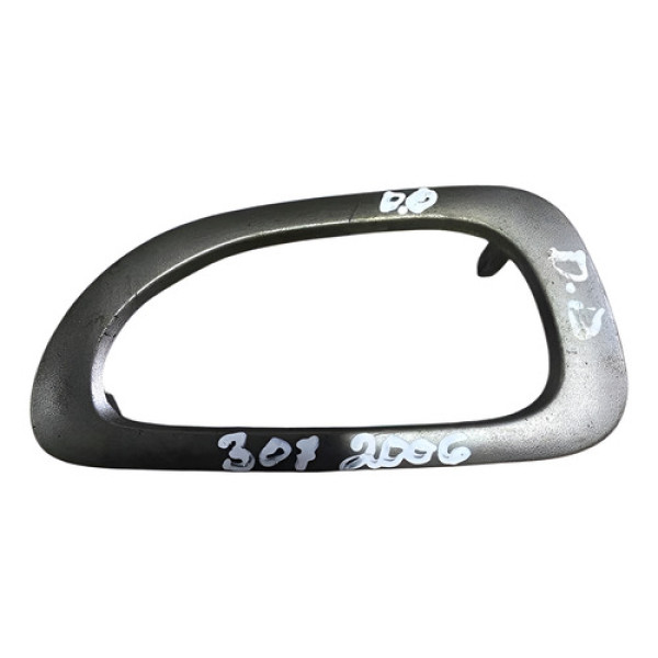 Moldura Maçaneta Dianteira Direita Peugeot 307 06 9634769777 Cinza Dianteira