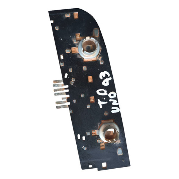 Circuito Soquete Lanterna Traseira Direita Fiat Uno 1993 Direito/passageiro Preto