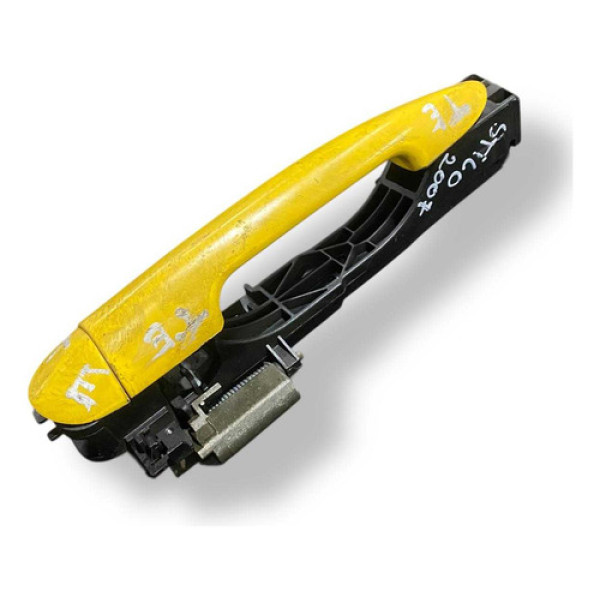 Maçaneta Externa Traseira Esquerda Fiat Stilo 2007 242055 Amarelo Traseira