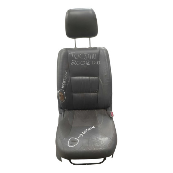 Banco Dianteiro Direito (carona) Hyundai Tucson 2008 Detalhe - Preto