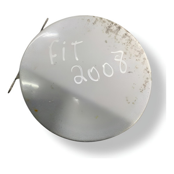 Tampa Portinhola Tanque Combustivel Honda Fit 2008 A 2010 Prateado