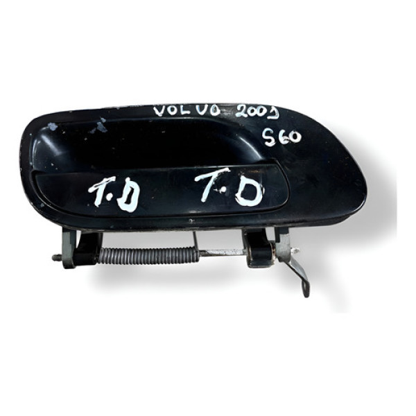 Maçaneta Externa Traseira Direita Volvo S60 2002 2002 2003 Preta Traseira