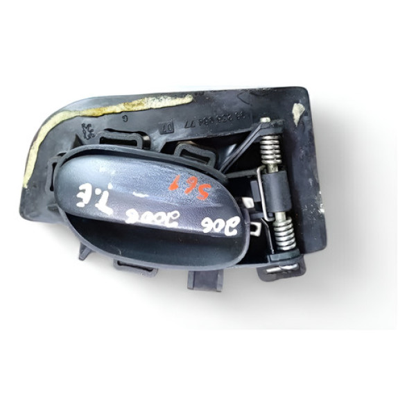 Maçaneta Int Traseira Esquerda Peugeot 206 2006 9623698477 Traseira