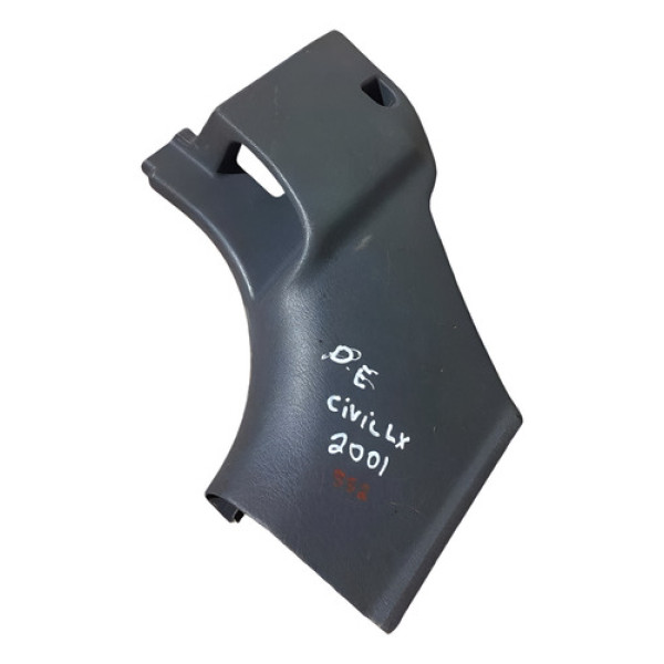 Acabamento Soleira Coluna Diant Esq Honda Civic 01 83161 S5a Verde-escuro