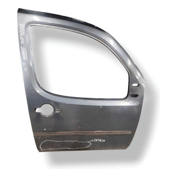 Porta Dianteira Direita Fiat Doblo C/detalhe 2004 2005 Dianteira Direita Preto