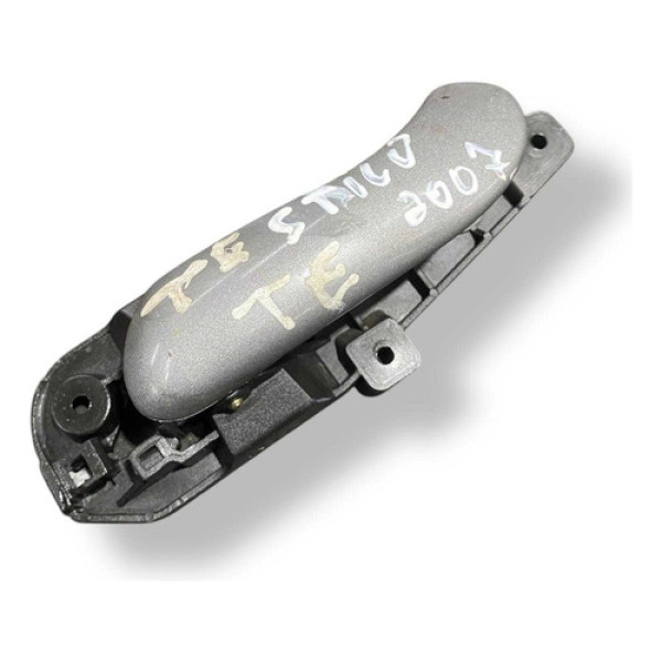 Maçaneta Interna Traseira Esquerda Fiat Stilo 2006 2007 2008 Preto Traseira