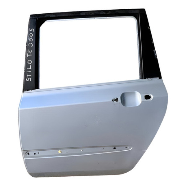  Porta Traseira Esquerda Fiat Stilo 1.8 2005 Preto Traseira Esquerda