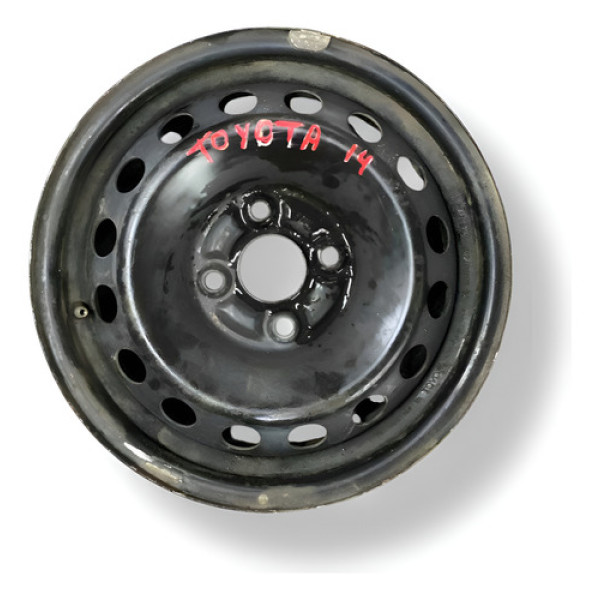 Roda Avulsa Ferro Aro 14 Toyota Preto