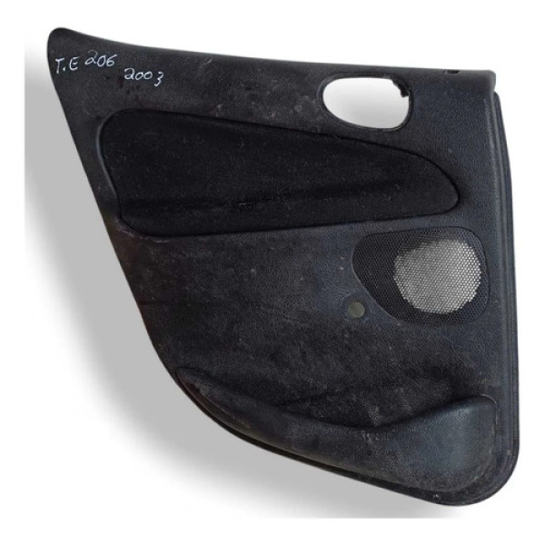 Forro Porta Traseira  Esquerda Peugeot 206  2003 9629330777