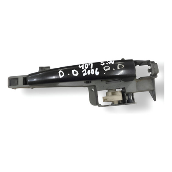 Maçaneta Externa Dianteira Direita 407 Sw 2006 9653401580 Preto Dianteira