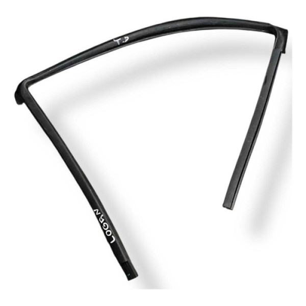 Canaleta Vidro Porta Traseira Direita Logan  2008 2009 2010 Preto