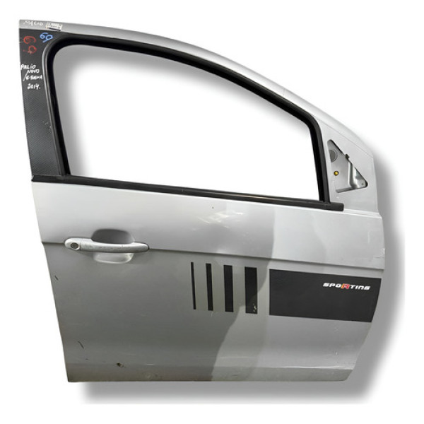 Porta Dianteira Direita Fiat Palio Novo/g.siena 2014 Cinza Direita Dianteira