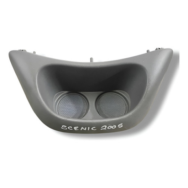 Porta Copo Central Console Renault Scenic 2005 7700846260 Cinza
