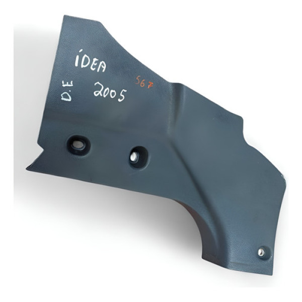 Acabamento Soleira Dianteira Esquerda Fiat Idea 1.4 2005 Verde-escuro