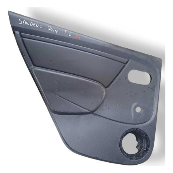 Forro Porta Traseira Esquerda Renault Sandero 14 8200607417 Preto (ou Cinza Escuro)