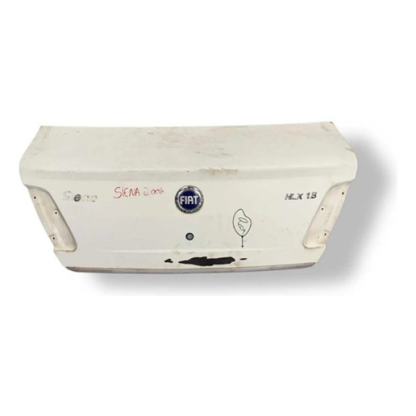 Tampa Traseira Porta Malas Fiat Siena Sedan 2006 2007 2008 Branco