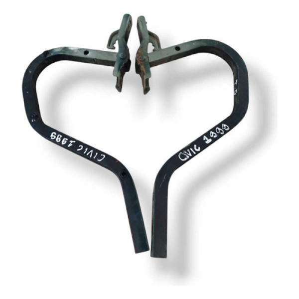 Par Braço Tampa Traseira Honda Civic 1999 2000 2001 Preto