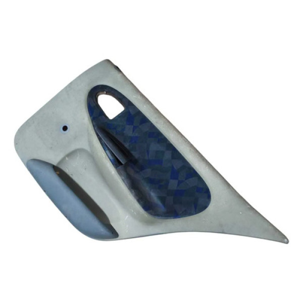 Forro Porta Traseira Direita Megane 1.6 1998/1999 7700832017 Cinza Com Detalhe Azul