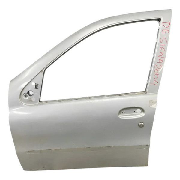 Porta Dianteira Esquerda Fiat Siena 1.0 - 2005 2006 A 2016 Dianteira Esquerda Prateado