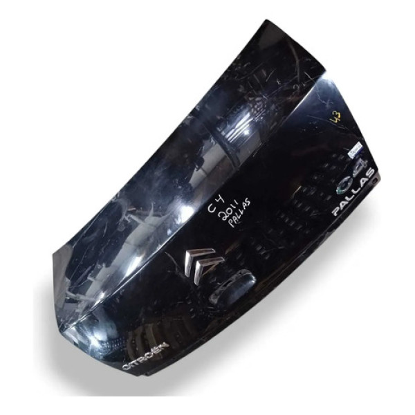 Tampa Traseira Porta Malas Citroen C4 Pallas 2007 A 2011 Preto