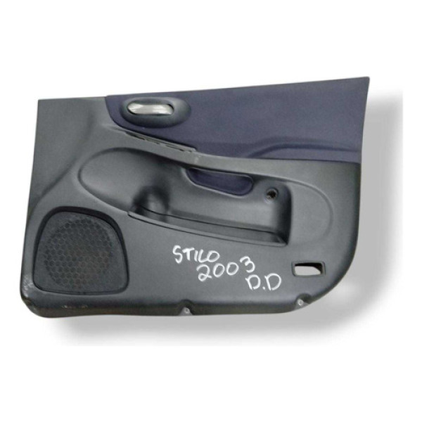Forro Porta Dianteiro Direito Fiat Stilo 2003 2004 2005 2007 Preto