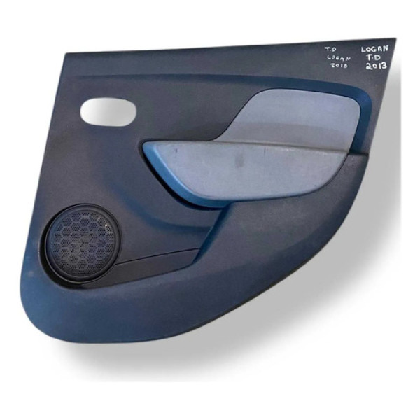 Forro Porta Traseira Direita Renault Logan 2016 - 829a09067 Preto E Cinza