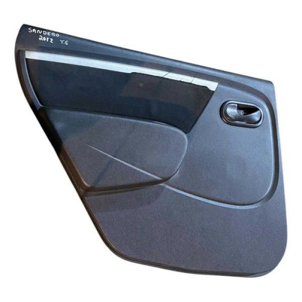 Forro Porta Traseira Esquerda Logan Sandero 2012 L90e2820080 Preto