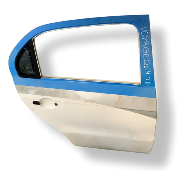 Porta Traseira Direita Volkswagen Voyage 2014 2015 2016 2017 Traseira Direito Branco