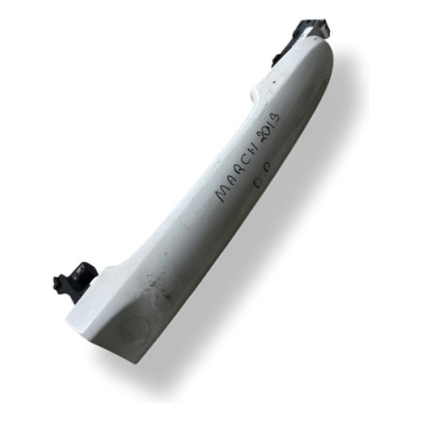 Maçaneta Externa Dianteira Direito March 2012 2013 2014 2015 Branco Dianteira