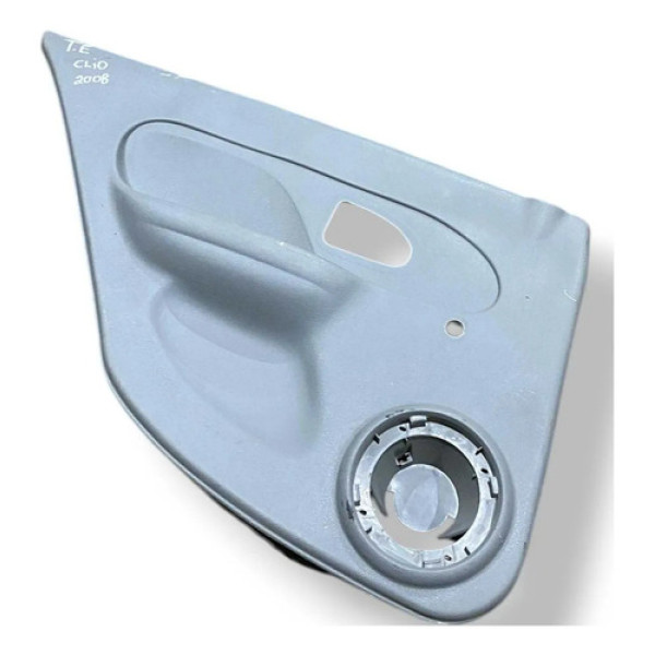Forro Porta Traseira Esquerdo Renault Clio 2006 2007 2008 Cinza Claro