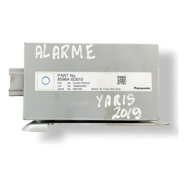 Módulo Central Alarme Toyota Yaris 1.5 2019 2020 8598a0d010